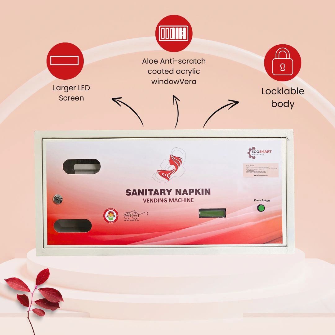 EcoSmart Push Button Sanitary Pad Vending Machine (33 Pads) - Image 7