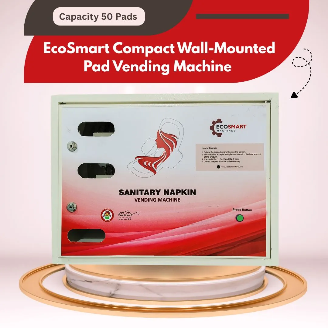EcoSmart Push Button Sanitary Pad Vending Machine (50 Pads) - Image 3