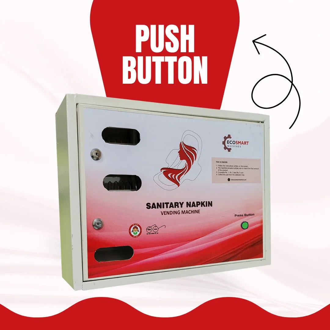 EcoSmart Push Button Sanitary Pad Vending Machine (50 Pads) - Image 5